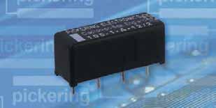 PICKERING SERIES 10 Single-In-Line Reed Relays New 3 Volt Version FEATURES SoftCenter construction (see opposite) Highest quality instrumentation grade switches Encapsulated in a plastic package with
