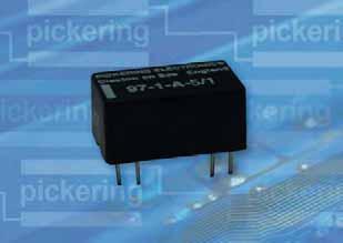 PICKERING SERIES 97 Dual-In-Line DIL Reed Relays FEATURES SoftCenter construction Encapsulated in a plastic package with internal mu-metal magnetic Wide range of switch con gurations -, 1 Form B, 2