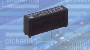 PICKERING SERIES 119 High Voltage Micro-SIL Reed Relays for up to 3kV FEATURES SoftCenter construction Highest quality instrumentation grade switches Small size Internal mu-metal magnetic One or two