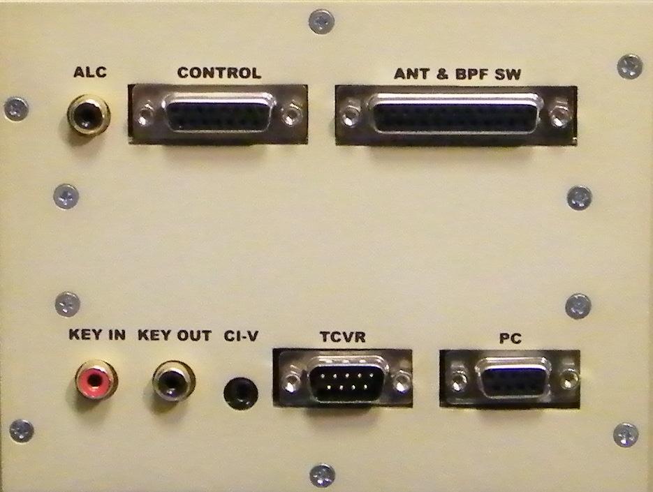 REMOTE Control of the amplifier is possible remotely by using REMOTE BOX (optional). Connection is done by REMOTE socket, maximum cable length of 10 meters. I / O box.