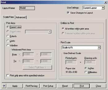 Change Orientation to Landscape. 5. Click OK. 6. From the File menu, select Print. A Print Setup dialogue box appears (see figure 1.5). Figure 1.6 10.