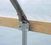 Two-piece arch Heavy-duty column to arch adapters Three runs of purlins Easy installation Value Designed with versatility in mind,