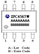 DESCRIPTION The SPC4567W is the N- and P-Channel enhancement mode power field effect transistors are produced using high cell density, DMOS trench technology.
