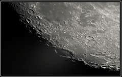 (5) The Moon is easy to photograph using a webcam and the free software Registax, which can give a good quality image.
