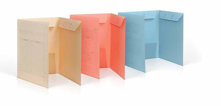 Filing Products Double Back Folders Back panel is very sturdy for writing on the folder away from a hard surface (ideal for court folders) Available in a variety of