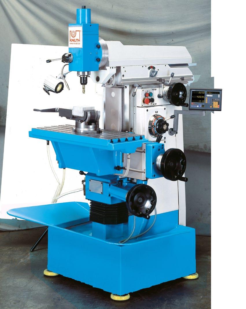 1, just rotate the vertical cutter head 90 Outer arbor support for horizontal milling is included in the