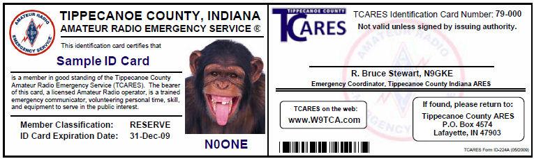 TCARES ID Cards Expired at the end of 2009 New ID cards valid thru end of 2010 now