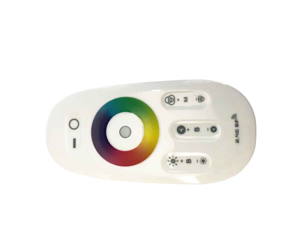 Remote RGB Controller Compact and ergonomically designed Adjust colour and brightness RGB Controller Individual dimming of each