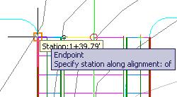 The Create Sample Lines By Station Range dialog box is displayed. 7. Under Station Range, for Alignment Start, change the value to False. 8.