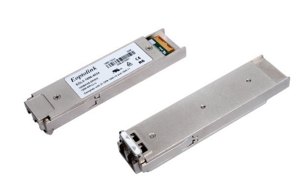 EOLX-1696-23X CWDM XFP Single-Mode for 10GbE/10GFC Duplex XFP Transceiver RoHS6 Compliant XFP Series Features Supports 9.95Gb/s to 11.