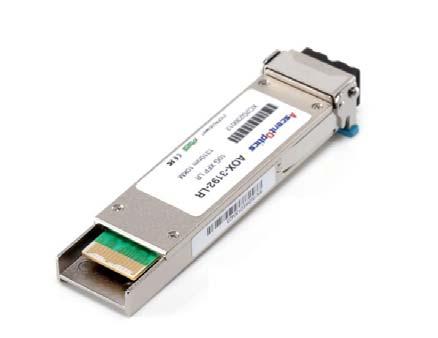 10Gb/s DWDM XFP Optical Transceiver Features Support 9.95Gb/s to 11.3Gb/s transmission Client side and Line side loopback functions Support 8.