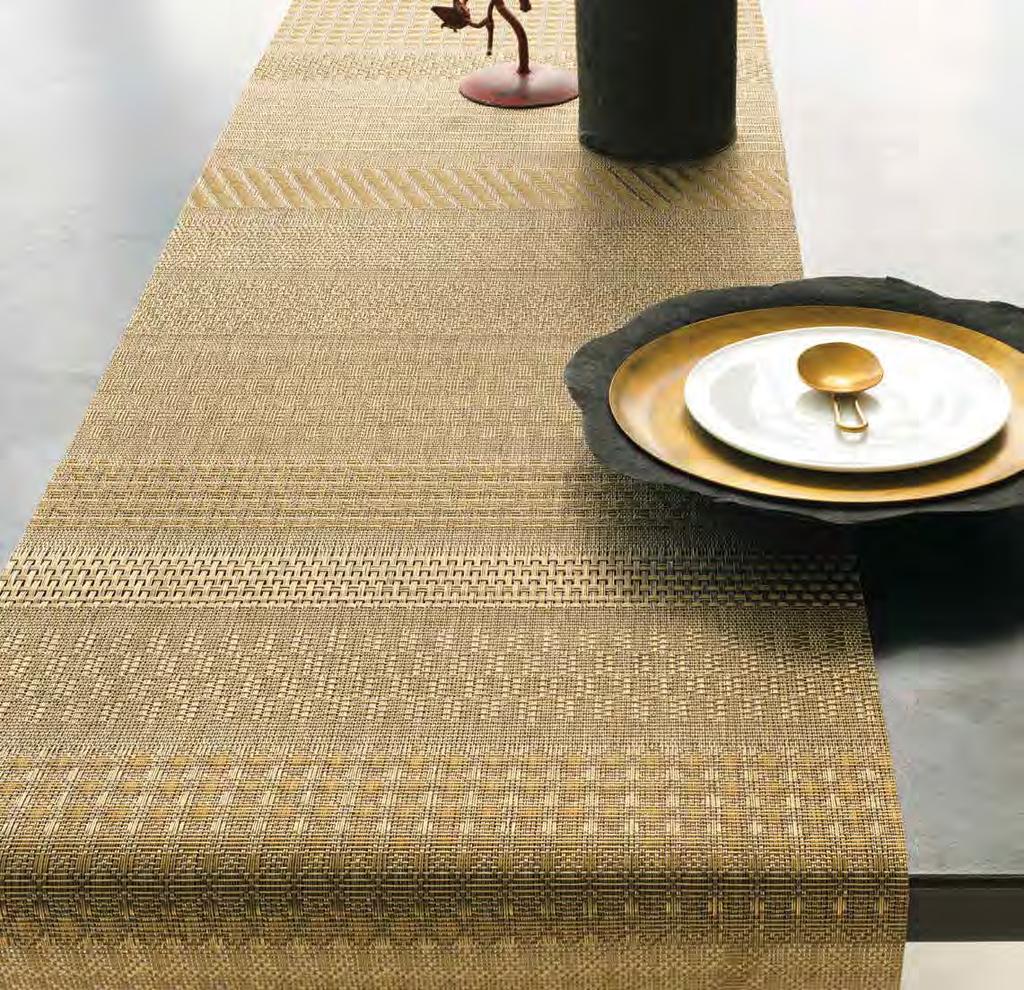 Luminous and Luxurious MIXED WEAVE LUXE Woven with heavier yarns, these luxe
