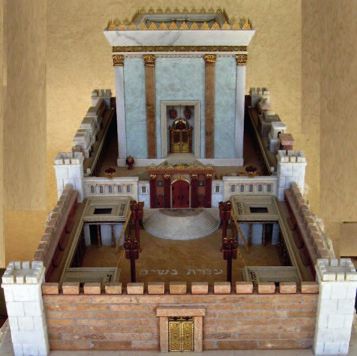 Figure 16 A model of the Jerusalem Temple as it was in the time of Jesus. It was made by Michael Osnis from Kedumin.