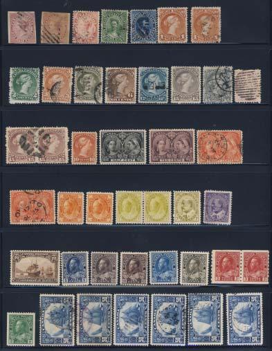 x1592 1592 */**/ #14/O49 1859-1963 Two-volume mint and used collection including BOB and OHMS perfins, early material a mix of mint and used, from the Jubilee issue on usually have mint and used