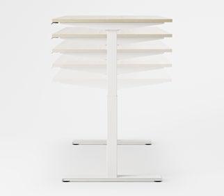 TOP WITH CUTOUT The cutout allows you to get closer to the work surface and gives you an