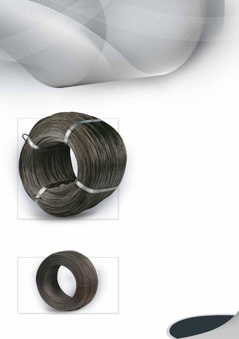 Semi hard wires SURFACE OF WIRE: 1,20 14,00 mm 420 600 MPa 30 600 kg standard or cleaned - production of fencing panels - production of bent and welded wire elements for furniture, store building and