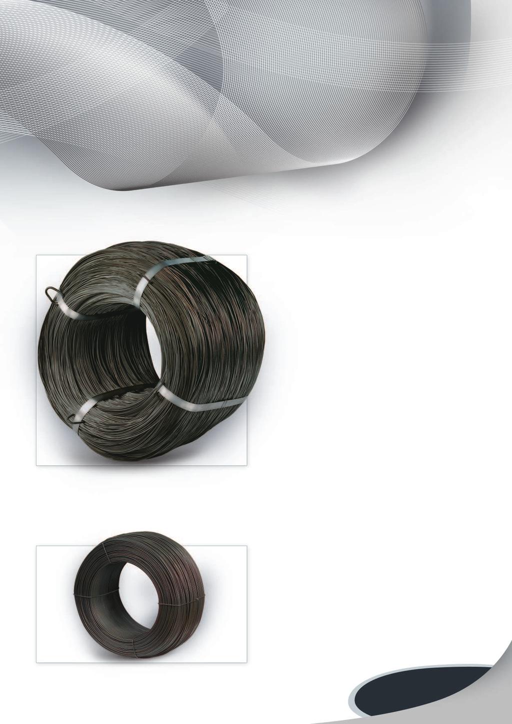 Semi hard wires WIRE DIAMETER: TENSILE STRENGTH: RANGE OF WEIGHT: TYPE OF PACKAGING: SURFACE OF WIRE: 1,20 14,00 mm 420 600 MPa 30 600 kg coils standard or cleaned - production of fencing panels -
