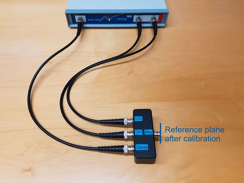 8.3.2 Calibrating an External Coupler or External Bridge measurement In this section you learn how to calibrate an Impedance, Reflection or Admittance measurement in the External Coupler measurement