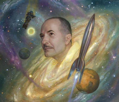 Robert Heinlein, American science fiction writer, was one of the