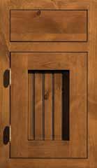 A traditional, decorative hinge is available in a