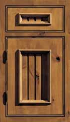 A Craftsman Beaded Panel** Shown in Knotty Alder,