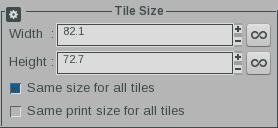 GLOBAL SETUP - Rows (Y): number de lines, vertical axis. Tile size Width & Height The width and height fields allow you to define the size of your tiles.