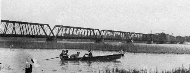Grosse Ile Free Bridge Previous Railroad