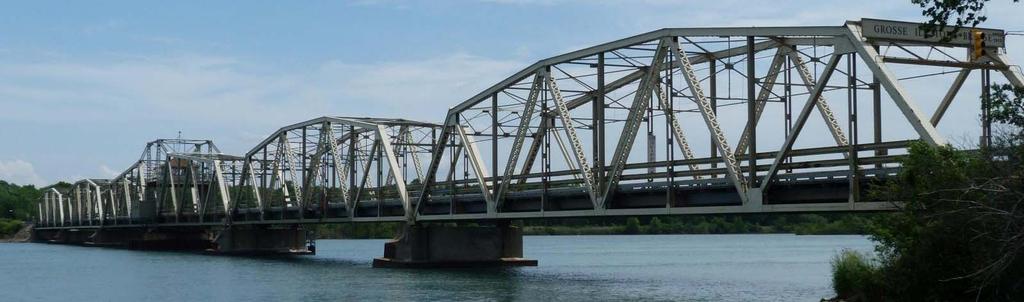 Grosse Ile Toll Bridge Structure Completed in November 1913 Swing Span: 304 Feet Long Total Bridge Length: 1030 Feet