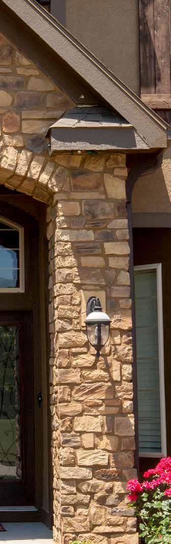 THE Rich CHARACTER OF Tuscany TUSCAN FIELDSTONE Invoke the feel of picturesque