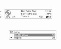 Sistemele audio 97 Informaţiile din eticheta ID3 incorecte nu pot fi modificate sau corectate prin intermediul sistemului Infotainment (etichetele ID3 pot fi