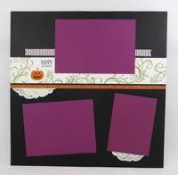 Something Good to Eat Halloween Scrap Page 124267 Basic Black 12x12 Cardstock 124302 Whisper White 12x12 Cardstock 115316 Rich Razzleberry Cardstock 142029 Pumpkin Pie Glimmer Paper 141701 Delicate