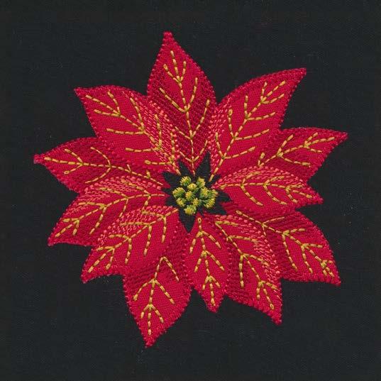 80116-29 Holiday Flora Amaryllis Tile