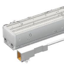 266 XOOLINE HYDRA White IP67 24 V compact linear LED luminaire in IP67 offering tremendous modularity and ease of installation.