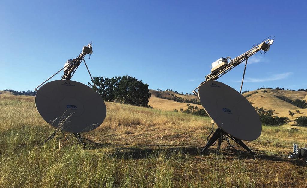 O3b 2.4m antennas operating in California.