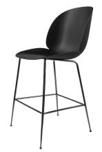 MEASUREMENT - L x W x H mm Sitting height: 750 mm Seat width: 490 mm Seat depth: 405 mm Seat height: 800 mm - Fully upholstered in fabric/leather / Black painted base // - / RAL 9005, gloss level 3-5
