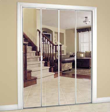 These sliding doors are fast and easy to install, fully adjustable for out-ofsquare retrofit openings, and built