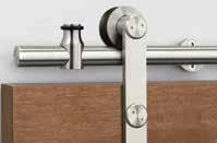 includes hex key and 4 heavy-duty matching screws, for double door barn track application requiring 2 track lengths
