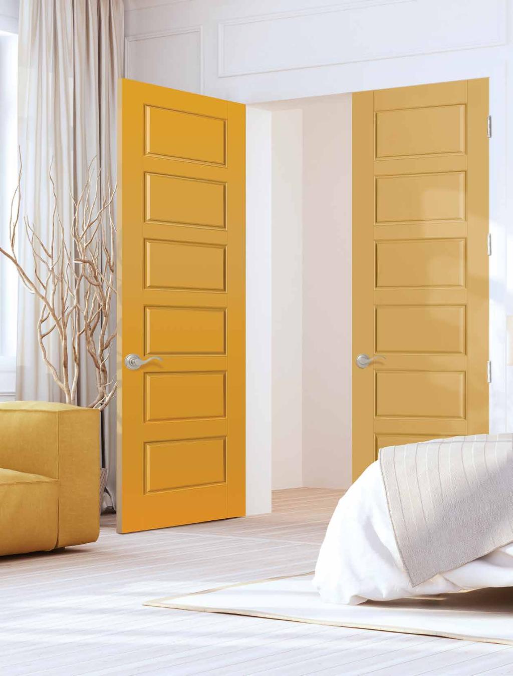 MOULDED PANEL Madero is proud to partner with Masonite to provide moulded panel doors that have been transforming interiors for over 80 years.