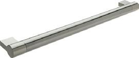 160mm Bow handle cast iron 160mm Keyhole bar handle, stainless steel