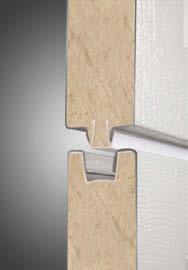Full Thermal Break is used in the tongue-and-groove construction of all 700 series doors.