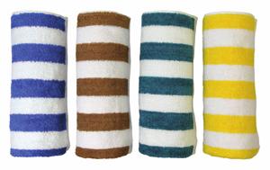 POOL TOWELS Cabana Stripe Beach Towel 100%