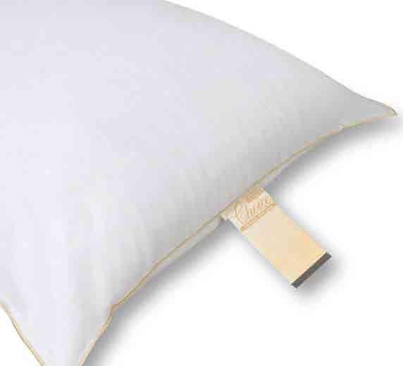 Gold Choice Pillow Hollow siliconized fiberfill for maximum long-term sleep comfort Ticking: Poly/Cotton Edges automatically