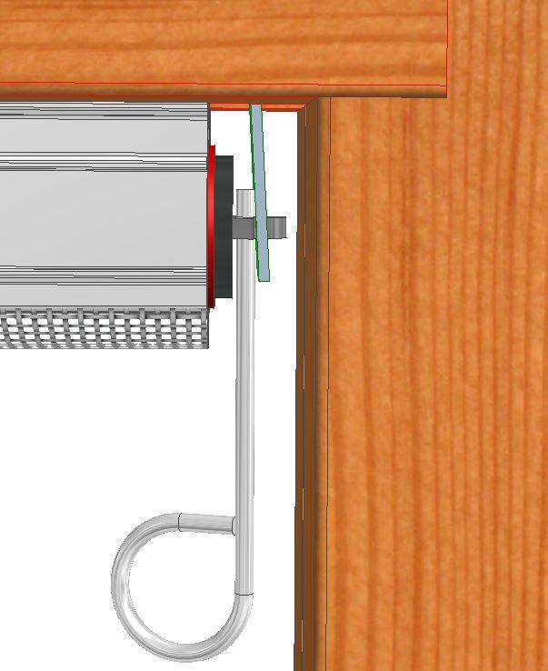 2 Moving upwards remove winding tool. Screen installed correctly. 10.3 Install all mouldings in reverse order. See instructions 3.1, 3.