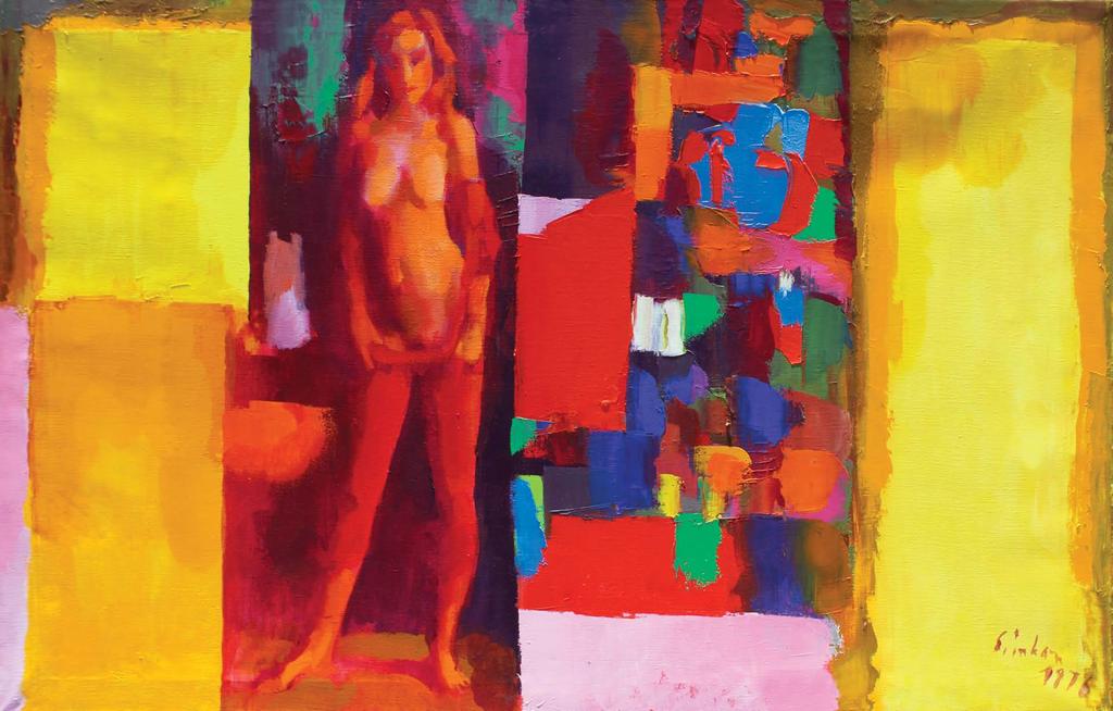 Ragazza Nuda Oil on Canvas 38