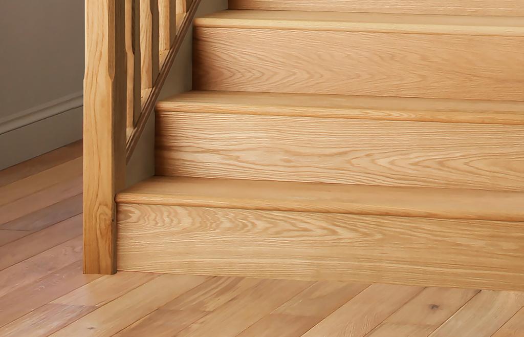 > Stairklad - System Components All our pre-oiled Stairklad treads are finished with a