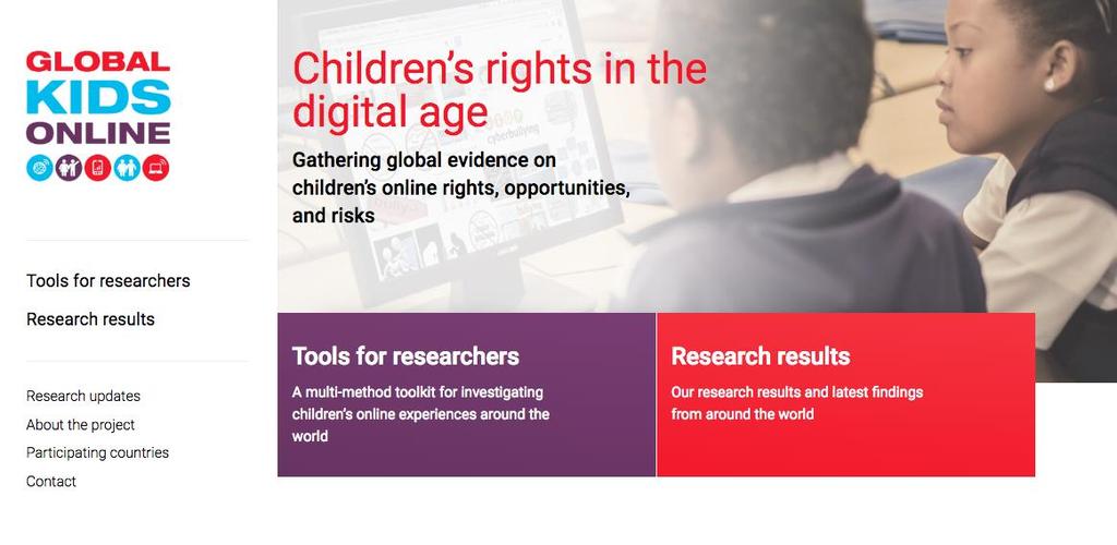 CHILDREN S RIGHTS IN THE DIGITAL AGE THE GLOBAL KIDS ONLINE PROJECT Source: