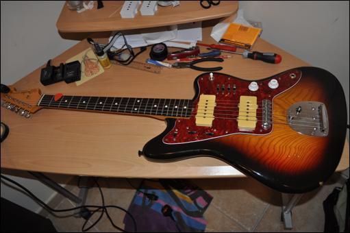 Step 8 Re- string and set the pickup height Fit your string of choice, you may also want to setup the bridge again (E.