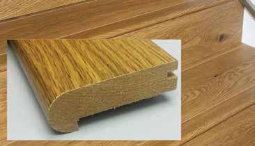 Used when removing the existing skirting boards is difficult or when no skirting board