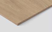 Complementary Products MFC The ideal material for a variety of furniture applications, such as carcase, shelving, doors, drawer fronts, plinths, tables, desks and feature walls.