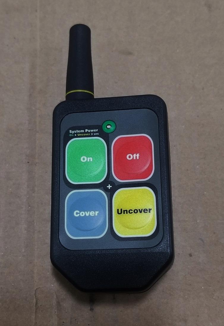 Roll Rite RF Receiver and Transmitter Users Guide RF Transmitter, Single Tarp Motor System LED Indicator